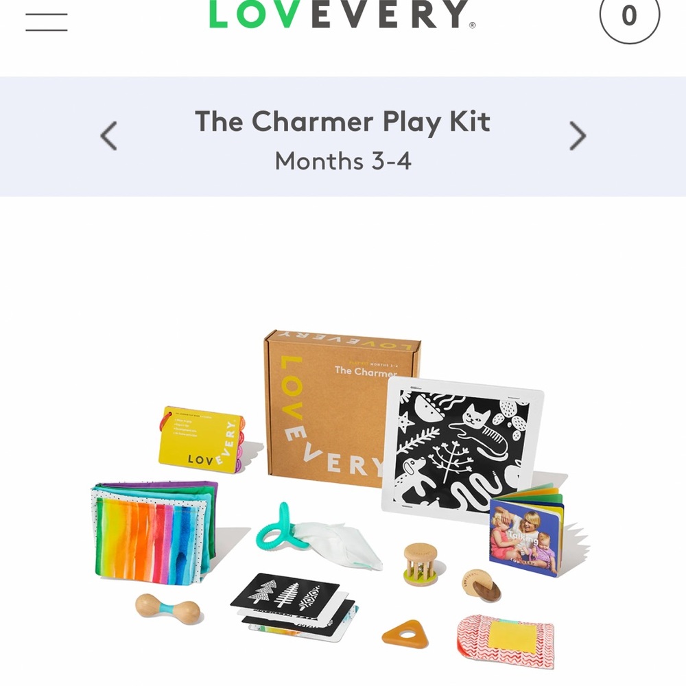 Love every play kit 3-4 month